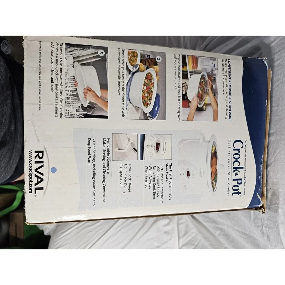 Vintage 2001 RIVAL 6.5QT CROOKPOT‎ - Never Used